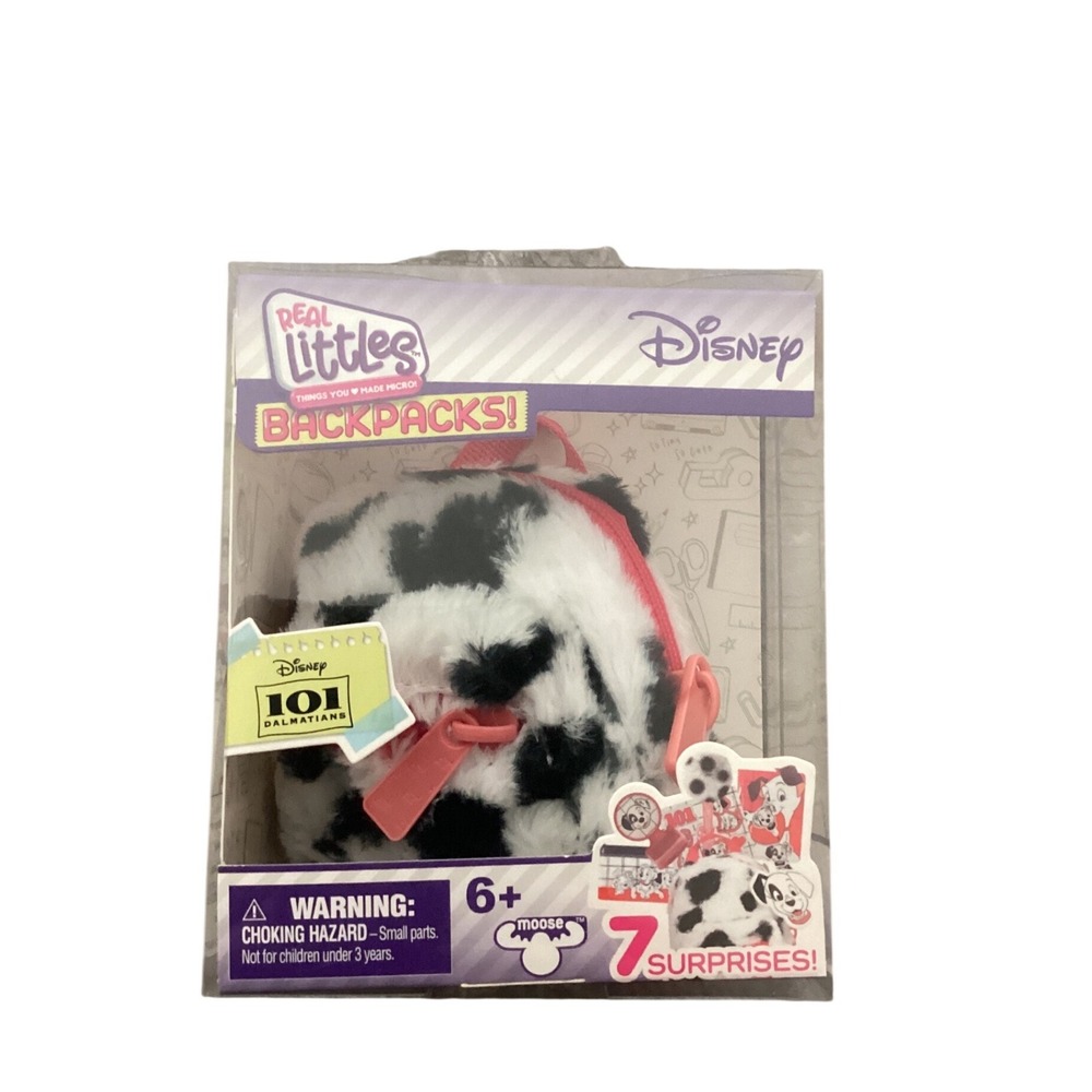 Disney 101 Dalmatians Real Littles Backpack Moose Toys Mini 7‎ Surprises New